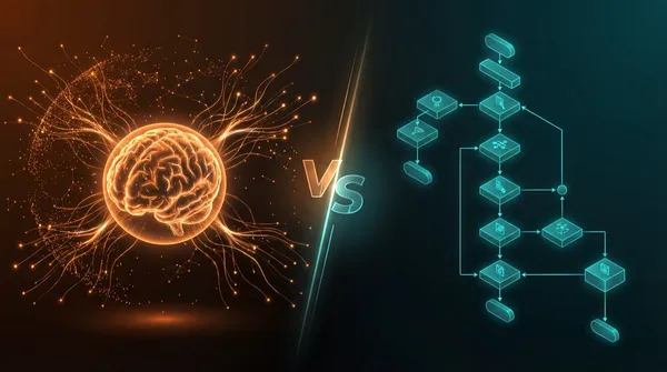 Dashboard dat AI agents en workflows vergelijkt