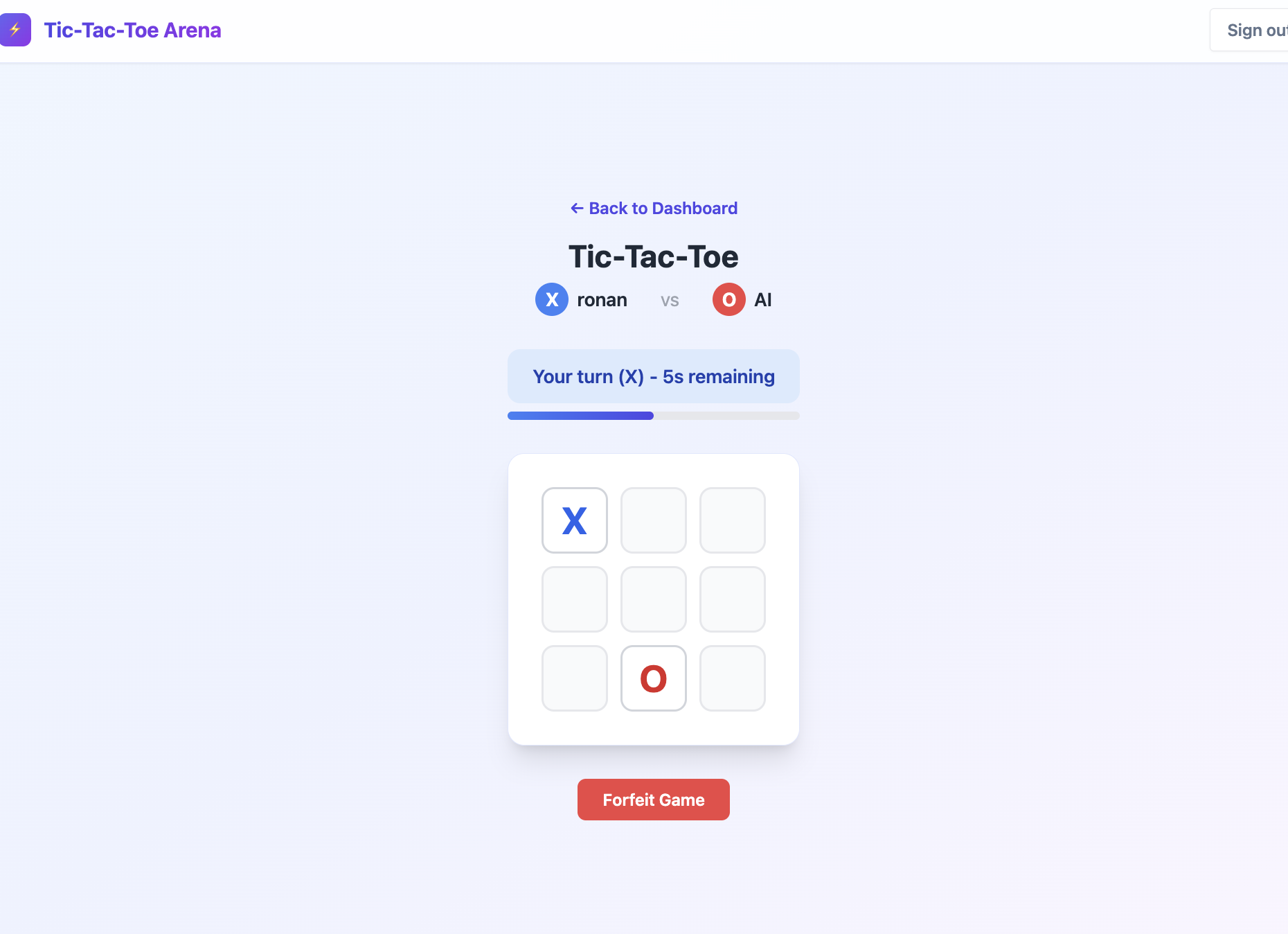 Bolt's non-functional game grid